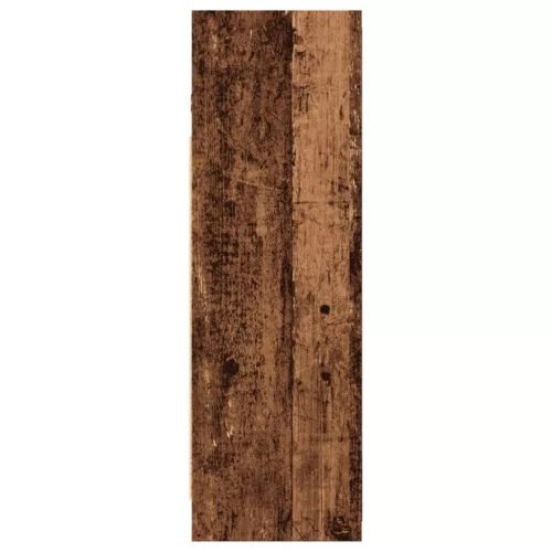 Antik fa színű szerelt fa tükrös szekrény 62,5 x 20,5 x 64 cm
