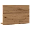 Kézműves tölgy szerelt fa tükrös fürdőszobaszekrény 60x11x37 cm