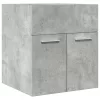 Betonszürke szerelt fa fürdőszobai mosdószekrény 41x38,5x46 cm