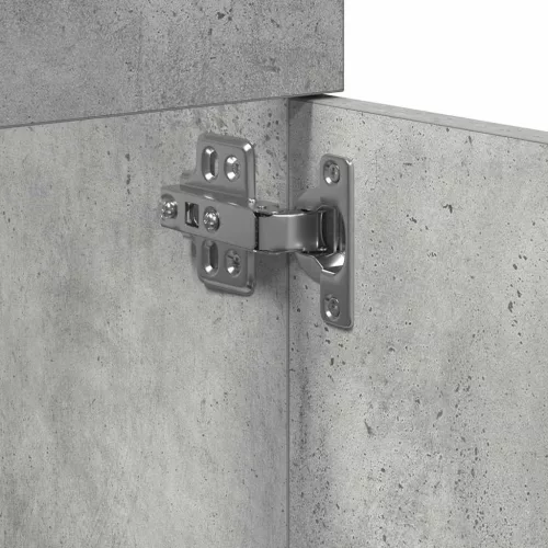 Betonszürke szerelt fa fürdőszobai mosdószekrény 41x38,5x46 cm