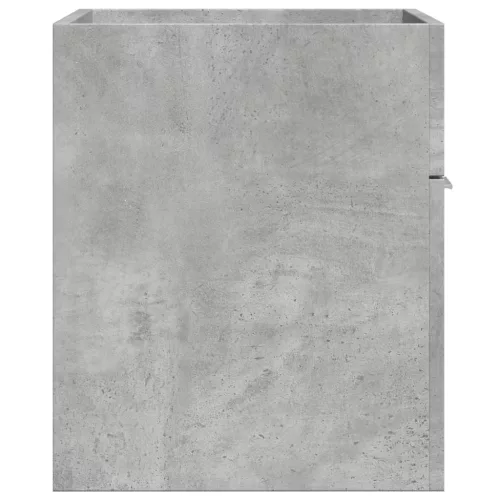 Betonszürke szerelt fa mosdószekrény 60 x 38,5 x 46 cm