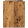 Antik fa színű szerelt fa mosdószekrény 80 x 38,5 x 46 cm
