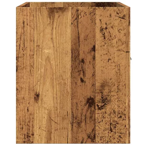 Antik fa színű szerelt fa mosdószekrény 80 x 38,5 x 46 cm