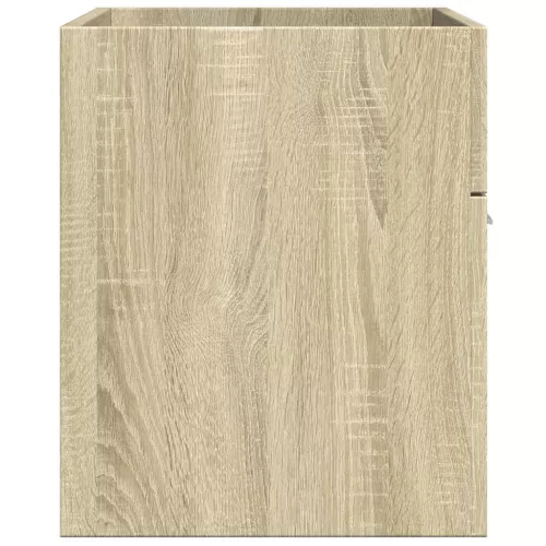Sonoma tölgy szerelt fa fürdőszobai mosdószekrény 90x38,5x46 cm