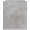 Betonszürke szerelt fa fürdőszobai mosdószekrény 90x38,5x46 cm