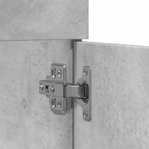 Betonszürke szerelt fa fürdőszobai mosdószekrény 90x38,5x46 cm