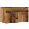 Antik fa színű szerelt fa mosdószekrény 90x38,5x46 cm