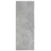 Betonszürke szerelt fa függő fürdőszobaszekrény 30 x 30 x 80 cm