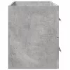 Betonszürke szerelt fa mosdószekrény 80 x 38,5 x 48 cm