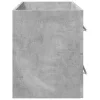 Betonszürke szerelt fa mosdószekrény 100 x 38,5 x 48 cm
