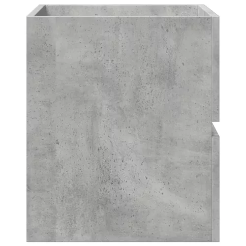 Betonszürke szerelt fa mosdószekrény 41 x 38,5 x 45 cm