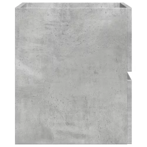 Betonszürke szerelt fa fürdőszobaszekrény 60 x 38,5 x 45 cm