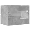 Betonszürke szerelt fa fürdőszobaszekrény 60 x 38,5 x 45 cm