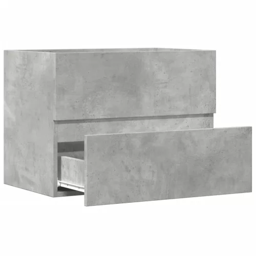 Betonszürke szerelt fa fürdőszobaszekrény 60 x 38,5 x 45 cm