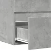 Betonszürke szerelt fa fürdőszobaszekrény 60 x 38,5 x 45 cm