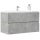 Betonszürke szerelt fa függő fürdőszobaszekrény 80x38,5x45 cm
