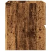 Antik fa színű szerelt fa függő fürdőszobaszekrény 80x38,5x45cm