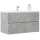 Betonszürke szerelt fa mosdószekrény 90 x 38,5 x 45 cm