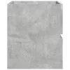 Betonszürke szerelt fa mosdószekrény 90 x 38,5 x 45 cm