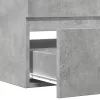 Betonszürke szerelt fa mosdószekrény 90 x 38,5 x 45 cm
