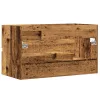 Antik fa színű szerelt fa mosdószekrény 90 x 38,5 x 45 cm