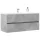 Betonszürke szerelt fa mosdószekrény 100 x 38,5 x 45 cm