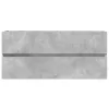 Betonszürke szerelt fa mosdószekrény 100 x 38,5 x 45 cm