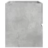 Betonszürke szerelt fa mosdószekrény 100 x 38,5 x 45 cm