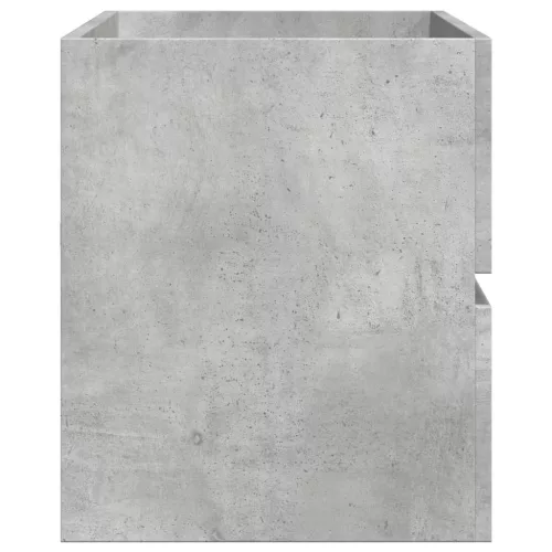 Betonszürke szerelt fa mosdószekrény 100 x 38,5 x 45 cm