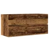Antik fa színű szerelt fa mosdószekrény 100 x 38,5 x 45 cm