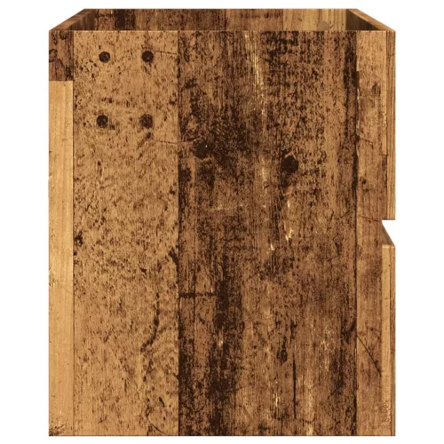 Antik fa színű szerelt fa mosdószekrény 100 x 38,5 x 45 cm