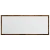 Füstös tölgy szerelt fa LED-es fürdőszobatükör 100x8,5x37 cm