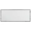 Szürke sonoma szerelt fa LED-es fürdőszobatükör 100x8,5x37 cm