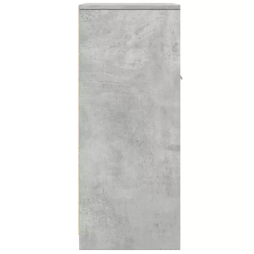 Betonszürke szerelt fa fürdőszobaszekrény 60 x 33 x 80 cm