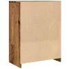 Antik fa színű szerelt fa mosdószekrény 60 x 33 x 80 cm