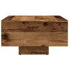 Antik fa színű szerelt fa dohányzóasztal 85 x 55 x 31 cm