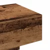 Antik fa színű szerelt fa dohányzóasztal 100x49,5x31 cm