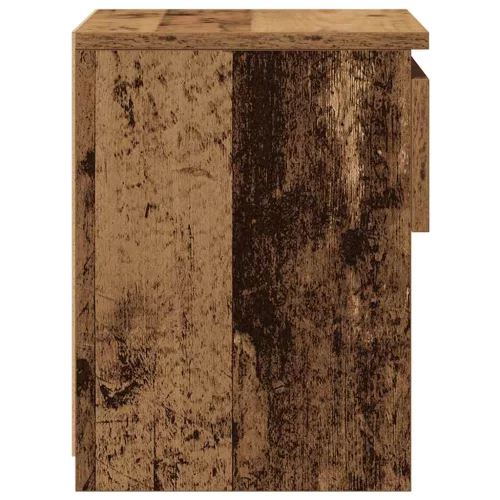 2 db antik fa forgácslap éjjeliszekrény 40 x 30 x 39 cm