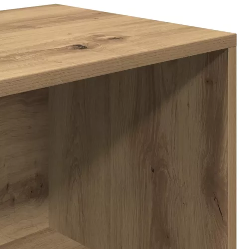 Kézműves tölgy színű szerelt fa cipőtároló pad 105 x 35 x 35 cm