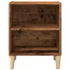 Éjjeliszekrények 2 db Régi fa 40x30x50 cm Gépesített fa