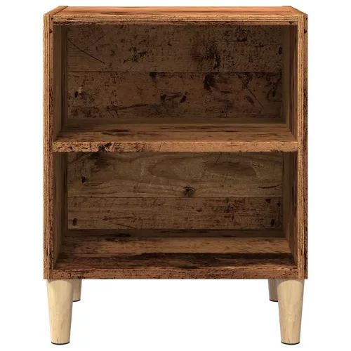 Éjjeliszekrények 2 db Régi fa 40x30x50 cm Gépesített fa