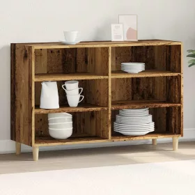   Antik fa színű szerelt fa tálalószekrény 103,5 x 35 x 70 cm