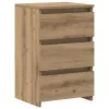 Éjjeliszekrények 2 db Artisan tölgy 40x35x62,5 cm műfa