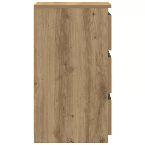 Éjjeliszekrények 2 db Artisan tölgy 40x35x62,5 cm műfa
