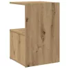 Éjjeliszekrények 2 db Artisan tölgy 35x35x55 cm műfa