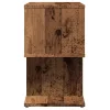Éjjeliszekrények 2 db Régi fa 50x30x51,5 cm Gépelt fa