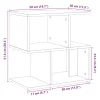 Éjjeliszekrények 2 db Régi fa 50x30x51,5 cm Gépelt fa