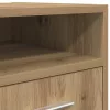 Szekrény kerekekkel Artisan tölgy Gépi úton előállított fa