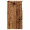 2 db antik fa színű szerelt fa éjjeliszekrény 50 x 32 x 60 cm