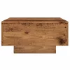 Antik fa színű szerelt fa dohányzóasztal 90 x 60 x 31 cm